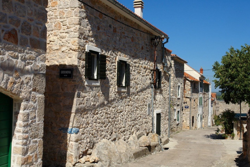 Kamene kuće u starom gradu